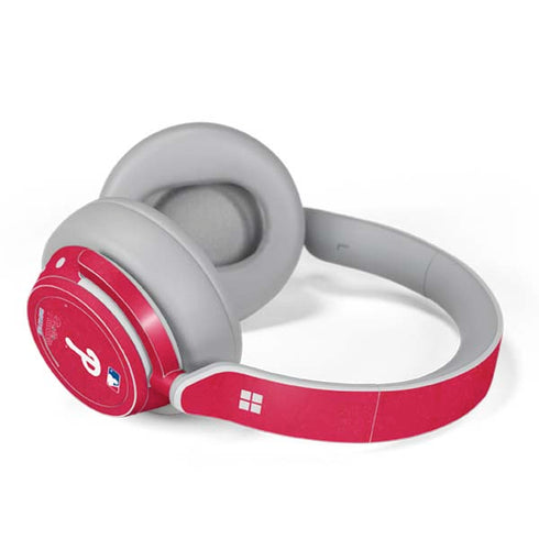 MLB Philadelphia Phillies - Solid Distressed Surface Headphones Skin