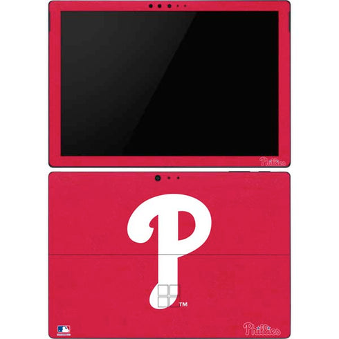 MLB Philadelphia Phillies - Solid Distressed Surface Pro 6 Skin