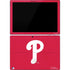 MLB Philadelphia Phillies - Solid Distressed Surface Pro 7 Skin