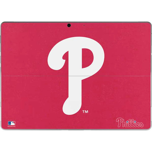 MLB Philadelphia Phillies - Solid Distressed Surface Pro 8 Skin