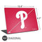 MLB Philadelphia Phillies - Solid Distressed Universal Laptop 16.6in (13.4 x 9.7in) Skin