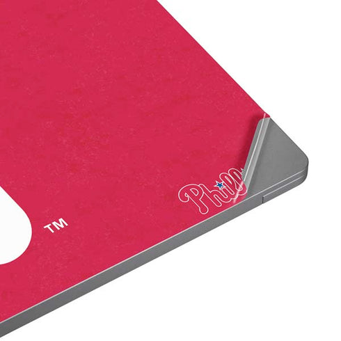 MLB Philadelphia Phillies - Solid Distressed Universal Laptop 18in (14.6 x 10.6in) Skin