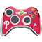 MLB Philadelphia Phillies - Solid Distressed Xbox 360 Wireless Controller Skin