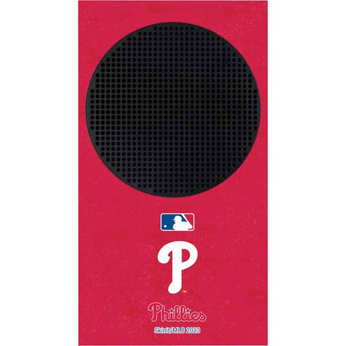 MLB Philadelphia Phillies - Solid Distressed Xbox Series S Console Skin