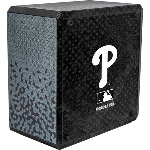 MLB Philadelphia Phillies Dark Wash Cooler Master MasterBox Q300L Mini Tower Skin
