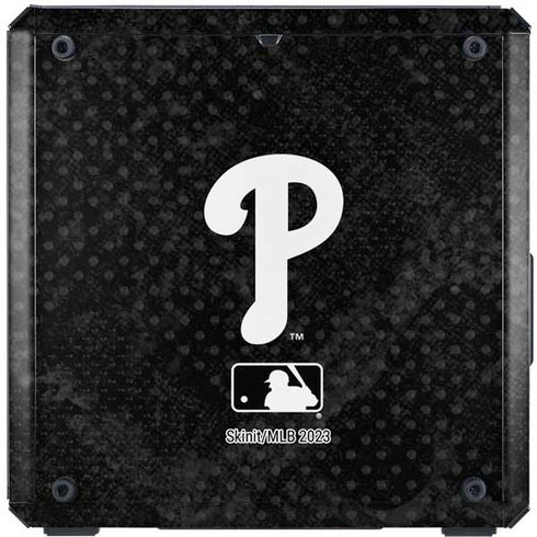 MLB Philadelphia Phillies Dark Wash Cooler Master MasterBox Q300L Mini Tower Skin