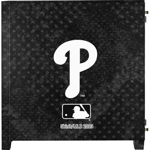 MLB Philadelphia Phillies Dark Wash Corsair 4000D Tempered Glass Mid-Tower ATX Case Skin