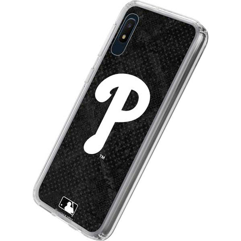 MLB Philadelphia Phillies Dark Wash Galaxy A10e Clear Case