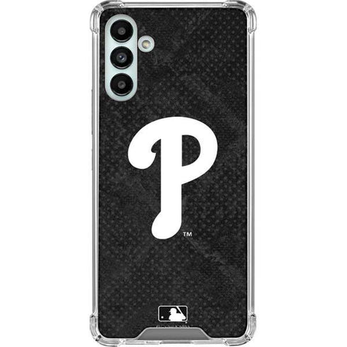 MLB Philadelphia Phillies Dark Wash Galaxy A13 5G Clear Case