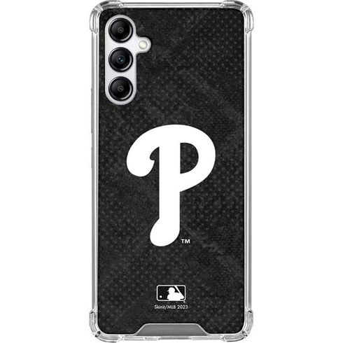 MLB Philadelphia Phillies Dark Wash Galaxy A15 5G Clear Case