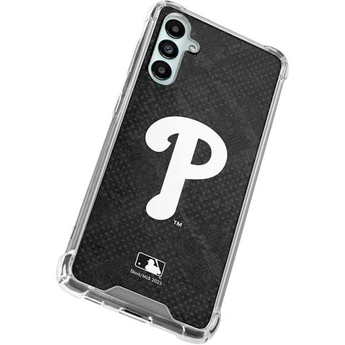 MLB Philadelphia Phillies Dark Wash Galaxy A15 5G Clear Case