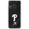 MLB Philadelphia Phillies Dark Wash Galaxy A20 Clear Case