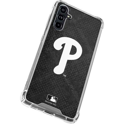 MLB Philadelphia Phillies Dark Wash Galaxy A54 5G Clear Case
