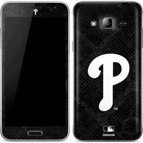 MLB Philadelphia Phillies Dark Wash Galaxy J3 Skin