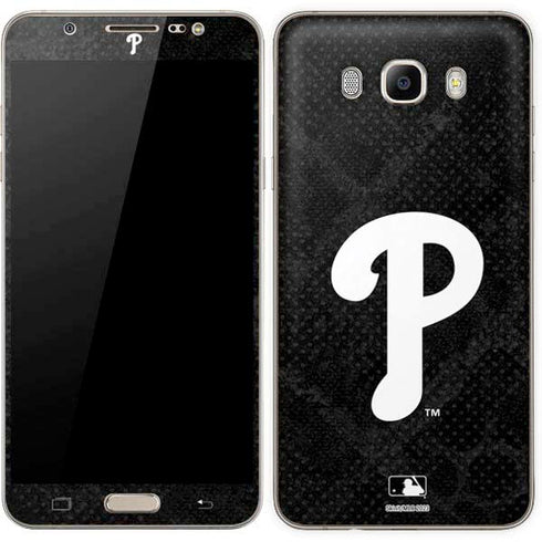 MLB Philadelphia Phillies Dark Wash Galaxy J7 Skin