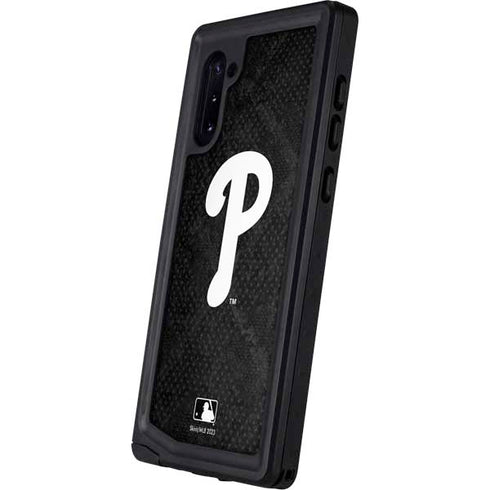 MLB Philadelphia Phillies Dark Wash Galaxy Note 10 Waterproof Case