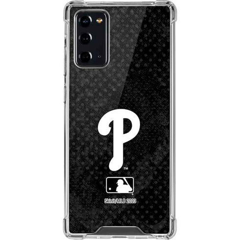 MLB Philadelphia Phillies Dark Wash Galaxy Note20 5G Clear Case