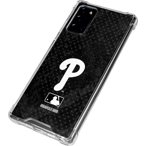MLB Philadelphia Phillies Dark Wash Galaxy Note20 5G Clear Case