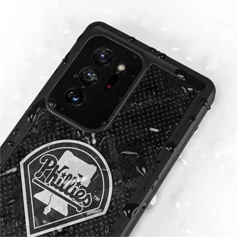 MLB Philadelphia Phillies Dark Wash Galaxy Note20 Ultra 5G Waterproof Case