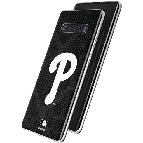 MLB Philadelphia Phillies Dark Wash Galaxy S10 Plus Skin