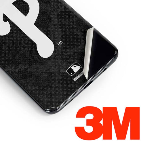 MLB Philadelphia Phillies Dark Wash Galaxy S10 Plus Skin