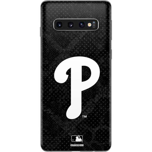 MLB Philadelphia Phillies Dark Wash Galaxy S10 Skin