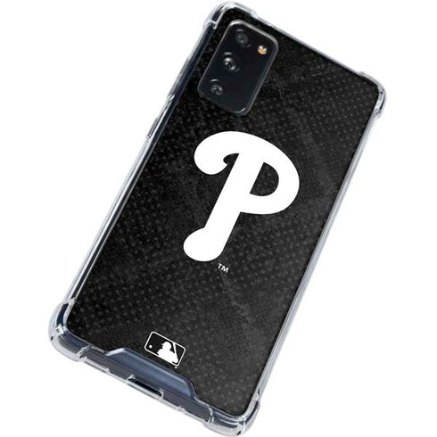 MLB Philadelphia Phillies Dark Wash Galaxy S20 FE Clear Case