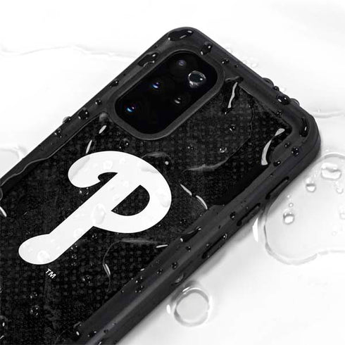 MLB Philadelphia Phillies Dark Wash Galaxy S20 Plus Waterproof Case