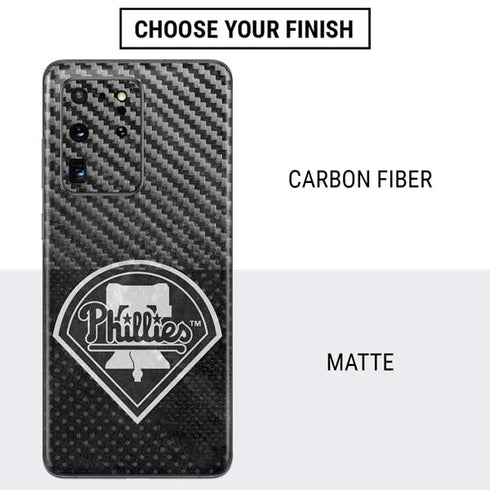MLB Philadelphia Phillies Dark Wash Galaxy S20 Ultra 5G Skin