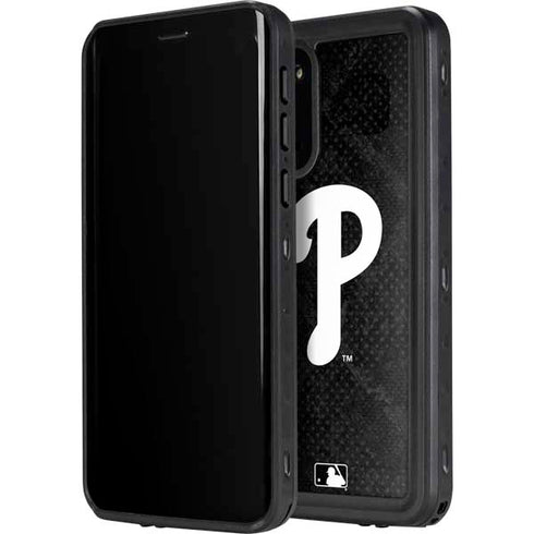 MLB Philadelphia Phillies Dark Wash Galaxy S20 Waterproof Case