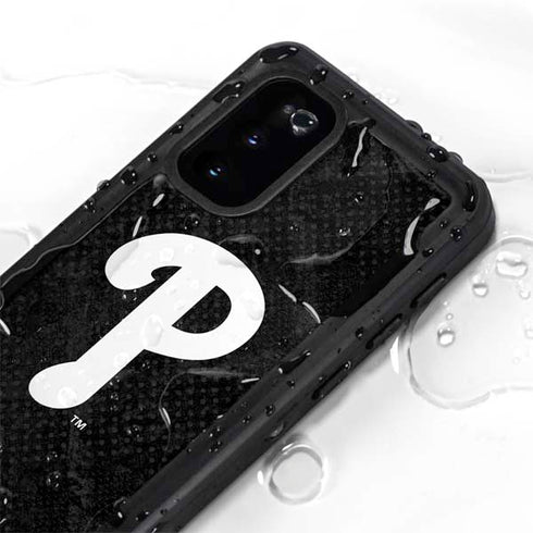 MLB Philadelphia Phillies Dark Wash Galaxy S20 Waterproof Case