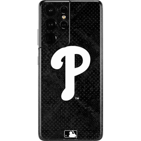 MLB Philadelphia Phillies Dark Wash Galaxy S21 Ultra 5G Skin