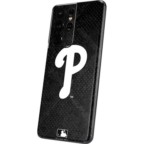 MLB Philadelphia Phillies Dark Wash Galaxy S21 Ultra 5G Skin