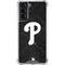 MLB Philadelphia Phillies Dark Wash Galaxy S22 Clear Case
