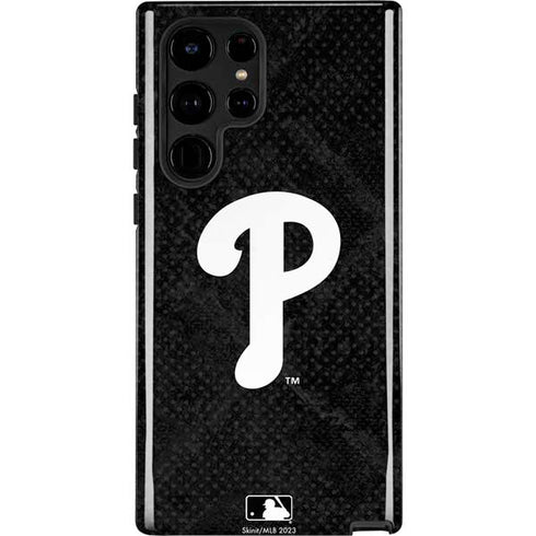 MLB Philadelphia Phillies Dark Wash Galaxy S22 Ultra Pro Case