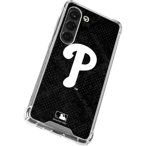 MLB Philadelphia Phillies Dark Wash Galaxy S23 Clear Case