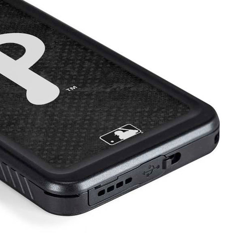 MLB Philadelphia Phillies Dark Wash Galaxy S23 Waterproof Case