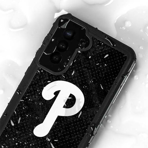 MLB Philadelphia Phillies Dark Wash Galaxy S23 Waterproof Case