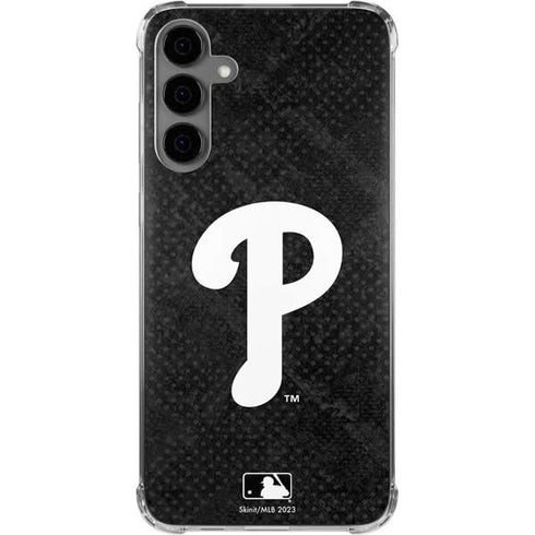MLB Philadelphia Phillies Dark Wash Galaxy S24 Plus Clear Case