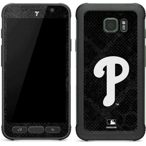 MLB Philadelphia Phillies Dark Wash Galaxy S7 Active Skin
