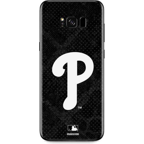 MLB Philadelphia Phillies Dark Wash Galaxy S8 Plus Skin