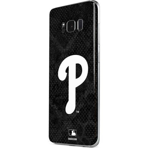 MLB Philadelphia Phillies Dark Wash Galaxy S8 Plus Skin