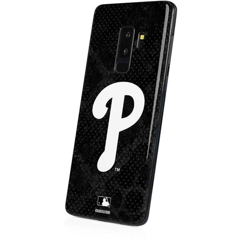 MLB Philadelphia Phillies Dark Wash Galaxy S9 Plus Skin
