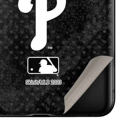 MLB Philadelphia Phillies Dark Wash Galaxy Z Flip Skin