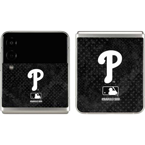 MLB Philadelphia Phillies Dark Wash Galaxy Z Flip3 5G Skin