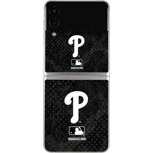 MLB Philadelphia Phillies Dark Wash Galaxy Z Flip3 5G Skin