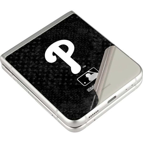 MLB Philadelphia Phillies Dark Wash Galaxy Z Flip3 5G Skin