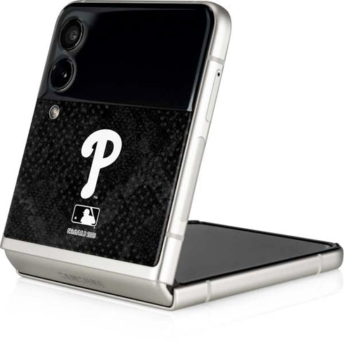 MLB Philadelphia Phillies Dark Wash Galaxy Z Flip3 5G Skin