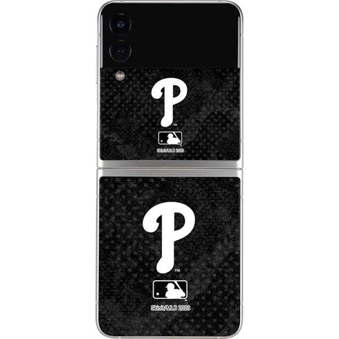 MLB Philadelphia Phillies Dark Wash Galaxy Z Flip4 5G Skin