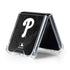 MLB Philadelphia Phillies Dark Wash Galaxy Z Flip5 5G Clear Case